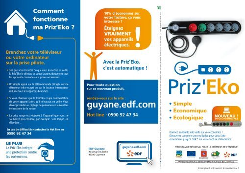 Avec La Priz Eko J A C Conomise Jusqu A 10 Sur Ma Edf Guyane