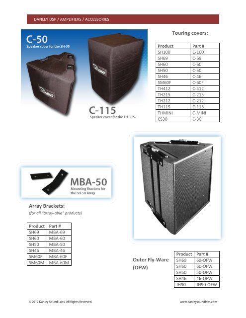 Danley speakers price store list