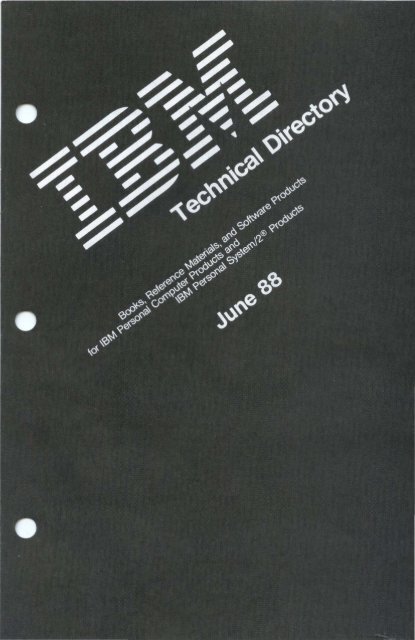 IBM Technical Directory - Bitsavers