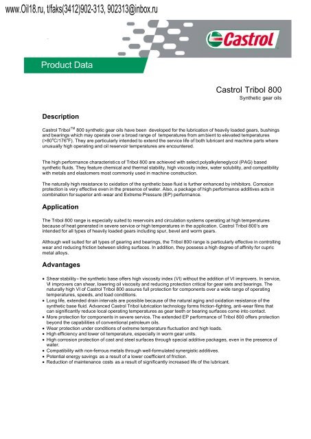 Castrol Grease Compatibility Chart