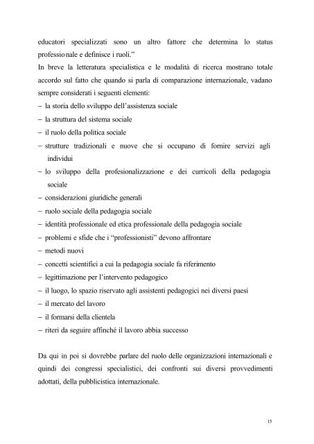 Pedagogia e lavoro sociale in Europa - Università degli Studi della ...