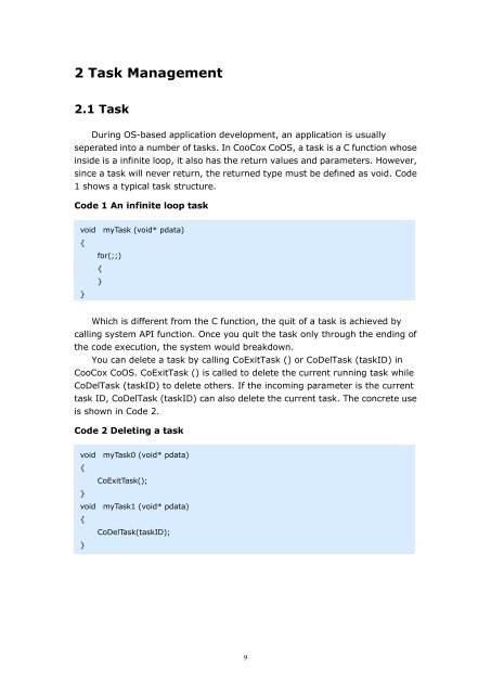 CooCox CoOS User's Guide