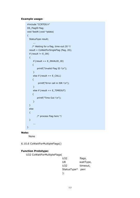 CooCox CoOS User's Guide