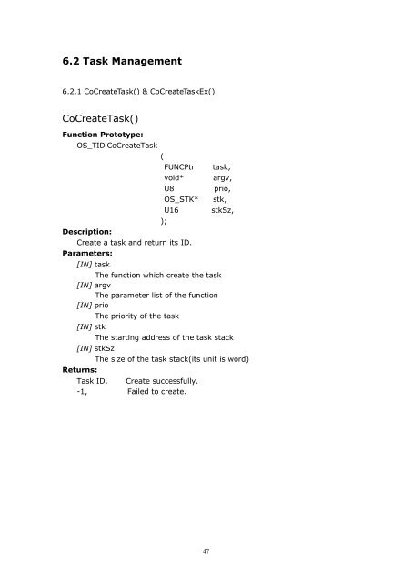 CooCox CoOS User's Guide