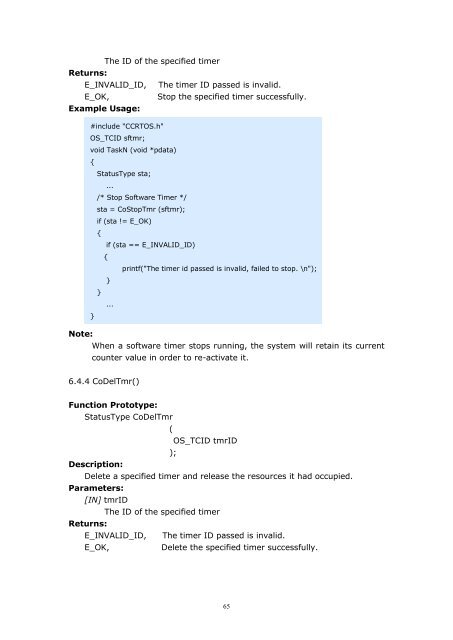 CooCox CoOS User's Guide