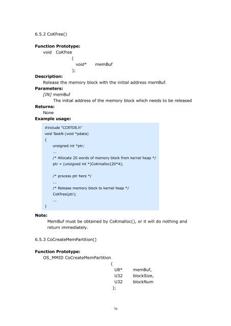 CooCox CoOS User's Guide