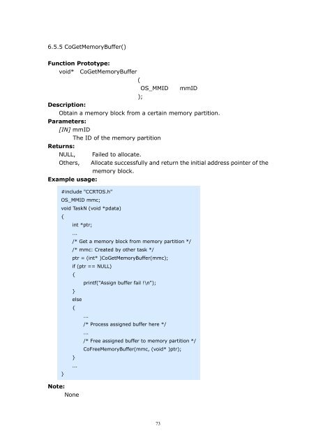 CooCox CoOS User's Guide