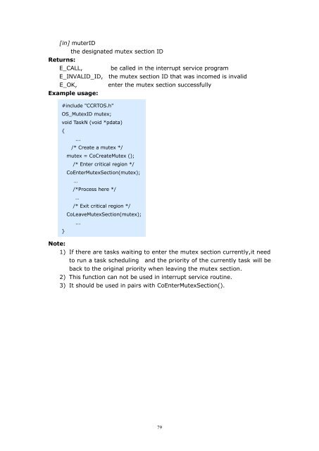 CooCox CoOS User's Guide