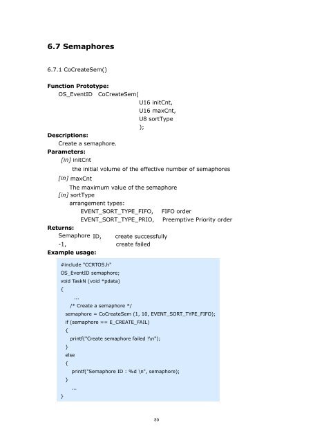 CooCox CoOS User's Guide