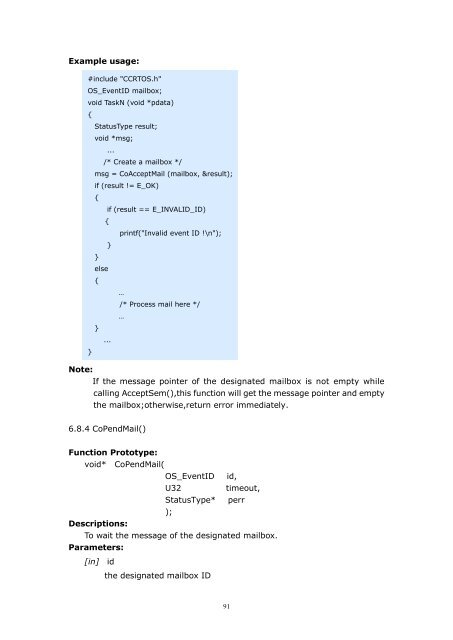 CooCox CoOS User's Guide