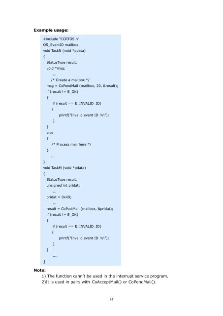 CooCox CoOS User's Guide