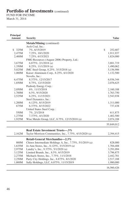 SEMI-ANNUAL REPORT - First Investors