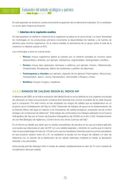 Acceso al informe - ConfederaciÃ³n HidrogrÃ¡fica del Tajo