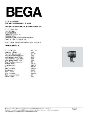 Download ISO-Template - Bega