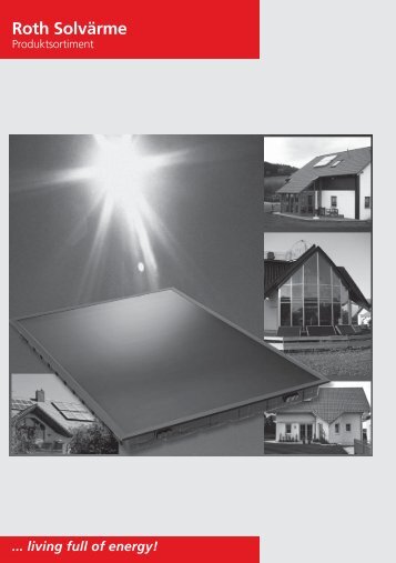 Roth solarsystem, produktsortiment - Roth Nordic AB