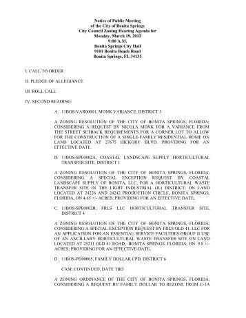 zoning verification letter ac 11 073 zoning verification letters city of bonita springs zoning verification letter ac 11 073 zoning verification letters city of bonita springs