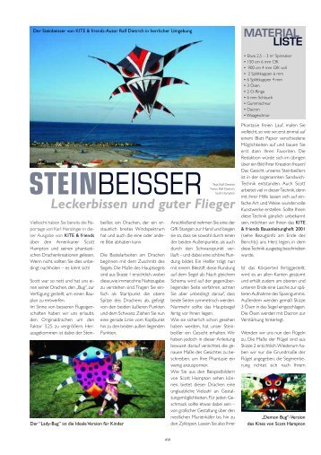 STEINBEISSER Leckerbissen und guter Flieger - Dietrichs