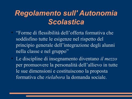 DIDATTICA DELL'INTEGRAZIONE E STRATEGIE D'INTERVENTO