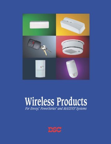 dsc wireless products sales brochure - Elvey Security Technology