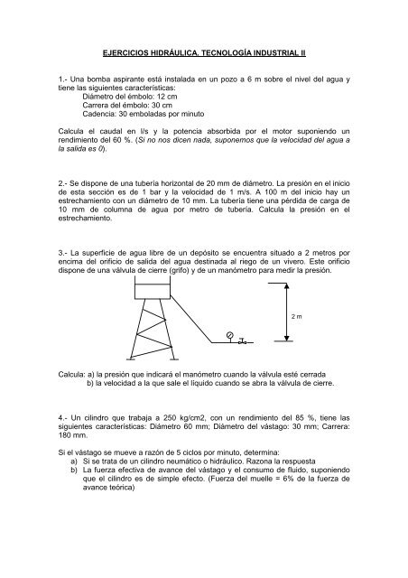 ejercicios hidráulica.pdf - V.Espino