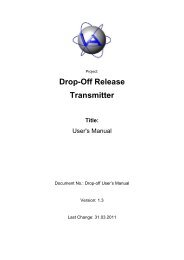 Drop-Off Release Transmitter - Vectronic Aerospace GmbH