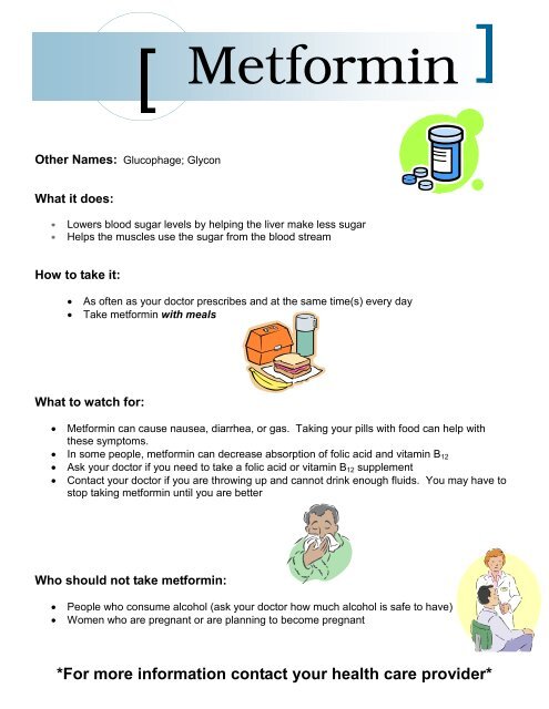 Metformin - Chronic Disease Network & Access Program