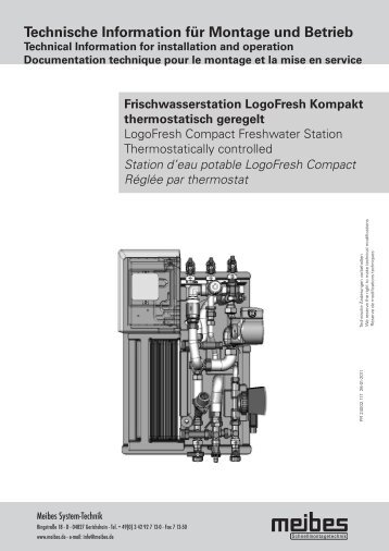 LogoFresh kompakt thermostatisch - Meibes