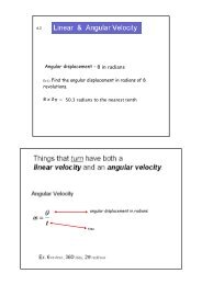 Angular displacement - Î¸ in radians