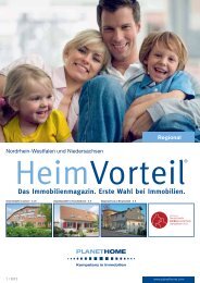 Das Immobilienmagazin. Erste Wahl bei Immobilien. - PlanetHome