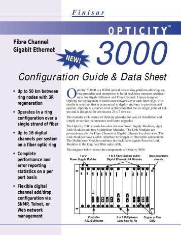 Finisar Opticity 3000