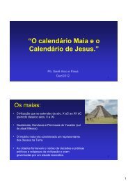 O Calendário Maia e o Calendário de Jesus