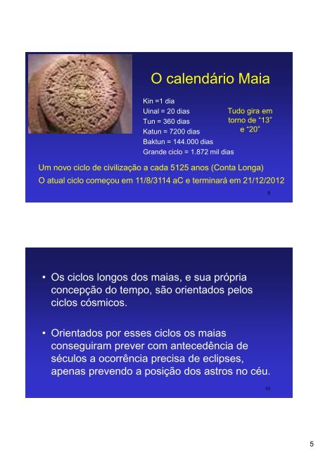 O Calendário Maia e o Calendário de Jesus