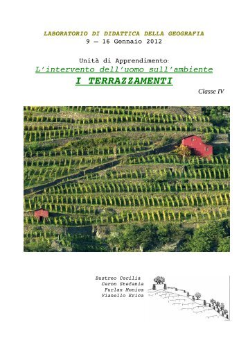 L'intervento dell'uomo sull'ambiente: i terrazzamenti - Osservatorio ...