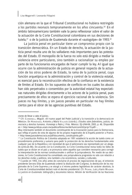 El legado de la verdad: La justicia penal en la transiciÃ³n peruana