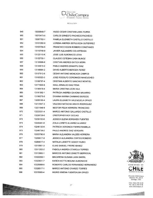 ResoluciÃ³n Proveedores Inscritos Febrero 2010 - Chileproveedores