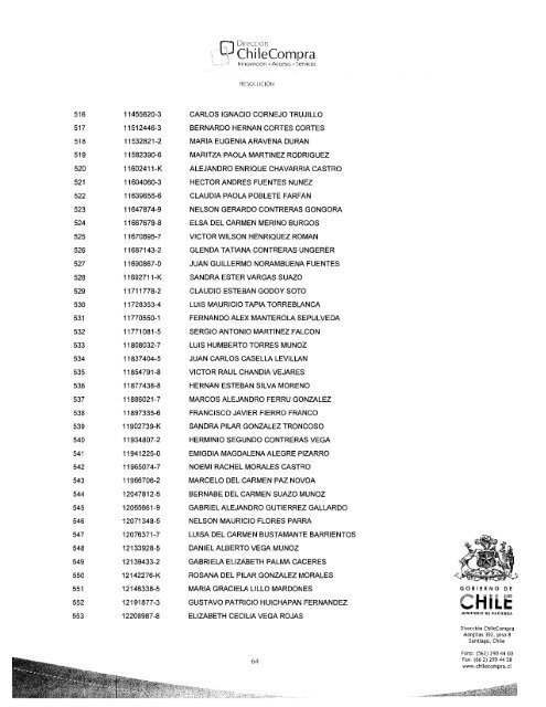 ResoluciÃ³n Proveedores Inscritos Febrero 2010 - Chileproveedores