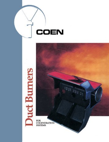 Coen Duct Burners for Cogeneration Systems - Inproheat