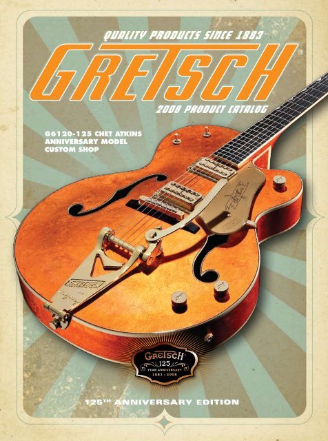 Gretsch That Great Gretsch Sound Black Orange Tee Shirt X-Large
