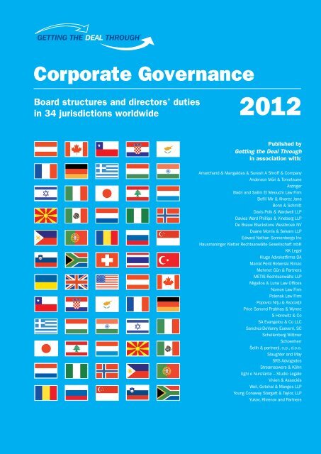 Corporate Governance - Weil, Gotshal & Manges