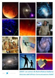2007: un anno di Astrofisica italiana - Home Page â Sito Web INAF