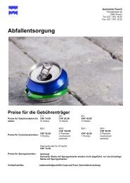 Recycling / Abfallkalender mit ... - Gemeinde Fiesch