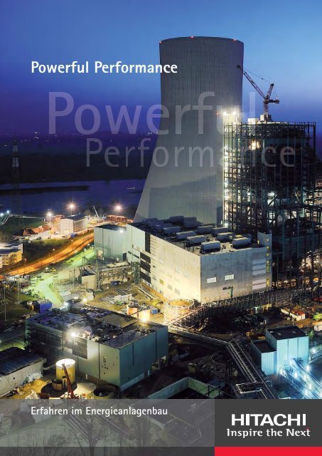 Powerful Performance - Hitachi Power Europe GmbH