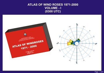 Atlas of Wind Roses - India Meteorological Department
