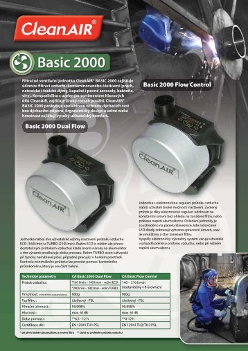 Clean-air Basic 2000 - OMNITECH spol. s r.o.