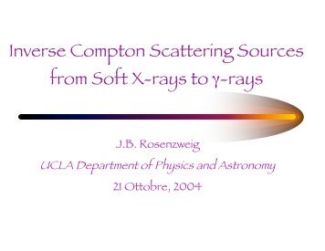 Inverse Compton Scattering Sources from Soft X-rays to Î³-rays