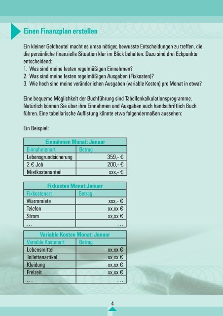 Hartz-IV-Sparbuch