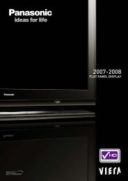 SPECIFICATIONS HD PLASMA - The Roneberg's of Cairns Home ...