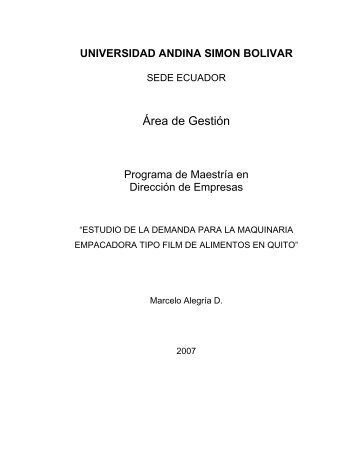 Anexo III-3 - Repositorio UASB-Digital - Universidad Andina Simón ...