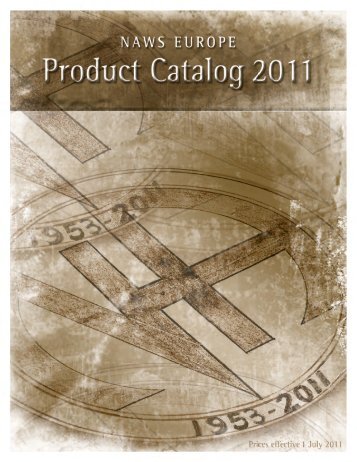 2011 Product Catalog NAWS-Europe - Narcotics Anonymous