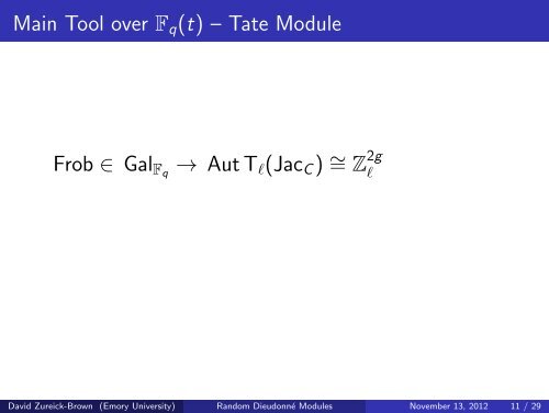 David Zureick-Brown - Rational points and algebraic cycles